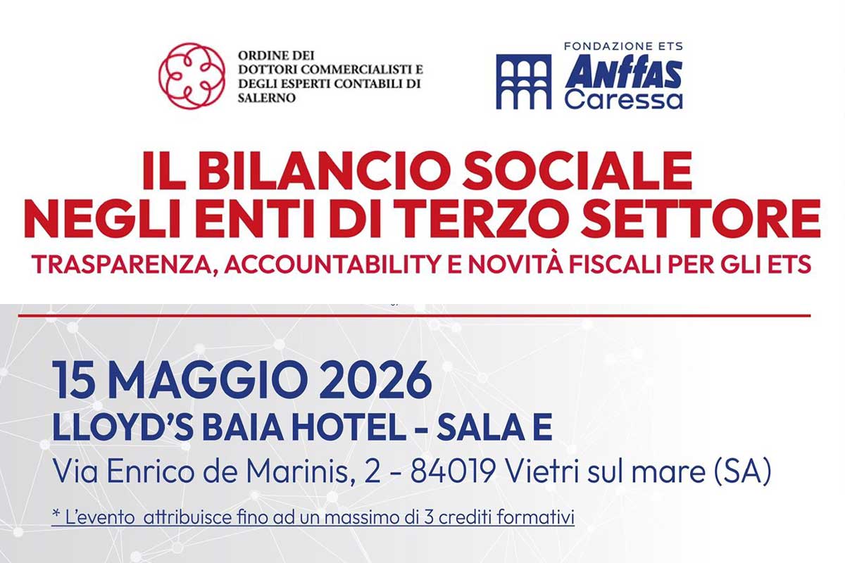 TRASPARENZA, ACCOUNTABILITY E SOSTENIBILITÀ NEL TERZO SETTORE. LA  FONDAZIONE ANFFAS CARESSA ETS PRESENTA IL BILANCIO SOCIALE 2025
